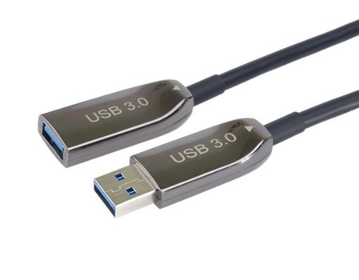 Obrázek PremiumCord prodlužovací optický AOC kabel USB 3.0  A/Male - A/Female, 50m
