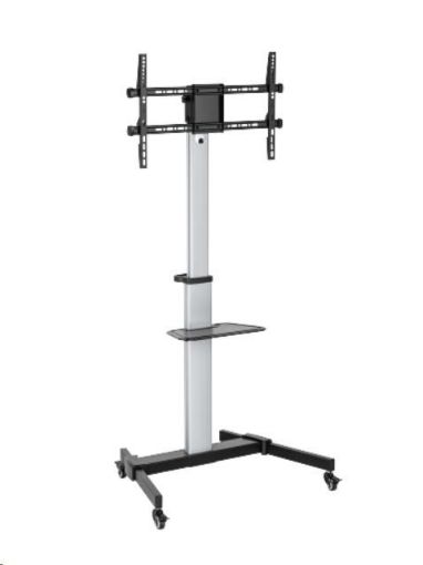 Obrázek ALU pojízdný stojan Brateck FS44-46TW pro TV 37"-86" 50kg police