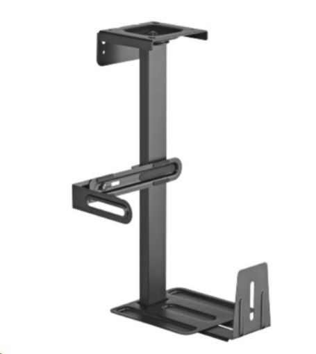 Obrázek Držák na PC Brateck CPB-25 pod stolní desku výsuvný otočný