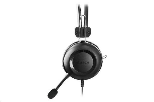 Obrázek A4tech sluchátka HU-35, USB, černá