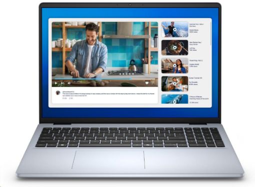 Obrázek DELL NTB 16 DC16250/C5-120U/8GB/512GB SSD/16" FHD+ /Integrated/FgrPr/3 Cell/65W/WLAN/Backlit Kb/W11 Pro/3Y PS NBD