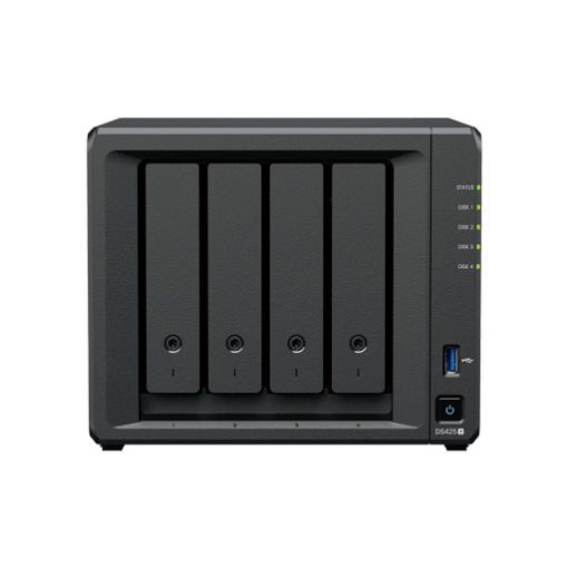 Obrázek Synology DS425+ DiskStation (4C/CeleronJ4125/2,0-2,7GHz/2GBRAM/4xSATA/2xM.2/2xUSB3.2/1xGbE/1x2,5GbE)