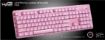 Obrázek WG - Herní klávesnice WG, podsvícena, drátová, růžová