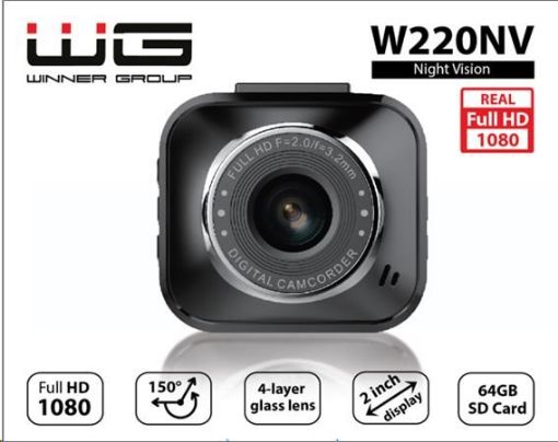 Obrázek WG - Záznamová kamera W220NV, WG CarEye, černá