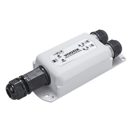 Obrázek Vivotek AP-GXC-0250, venkovní gigabit PoE extender, vstup: 802.3 af/at/bt (max.95W), výstup: 2x 48V (max.68W)