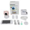 Obrázek EVOLVEO Baby Monitor N5, Set videochůvičky s 360° dohledem, obousměrnou komunikací a ukolébavkami, růžová