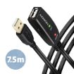 Obrázek AXAGON ADR-207, USB 2.0 A-M -> A-F aktivní prodlužovací / repeater kabel, 7.5m