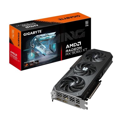 Obrázek GIGABYTE VGA AMD Radeon RX 9060 XT GAMING OC 16GB, 16GB GDDR6, 2xDP, 1xHDMI