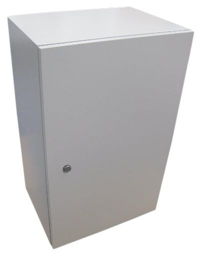 Obrázek XtendLan 19" venkovní vodotěsný rozvaděč 20U 600x450, krytí IP55, nosnost 65kg, 3-bodový zámek, šedý