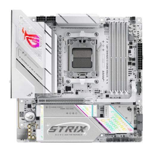 Obrázek ASUS MB Sc AM5 ROG STRIX B850-G GAMING WIFI, AMD B850, 4xDDR5, 1xDP, 1xHDMI, WiFi, mATX