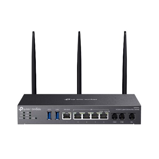 Obrázek TP-Link DR3650V OMADA ADSL/VDSL gateway (AX3000,3xRJ11(2xFXS,1xDSL),2,4GHz/5GHz,1xGbELAN/WAN,4xGbE,2xUSB3.0)