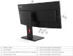 Obrázek LENOVO LCD T34WD-40 - 34",VA,matný,21:9,3440x1440,120Hz,4ms,300cd,3000:1,HDMI,DP,USB-C,PD100W,RJ45,USBhub,VESA