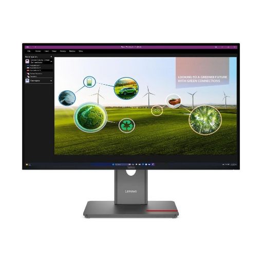 Obrázek LENOVO LCD P27Q-40 - 27",IPS,matný,16:9,2560x1440,178/178,4ms,350cd/m2,1500:1,HDMI,DP,USB-C,USB Hub,VESA,Pivot