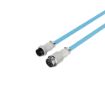 Obrázek HyperX USB-C Coiled Cable Light Blue-White - Příslušenství ke klávesnici