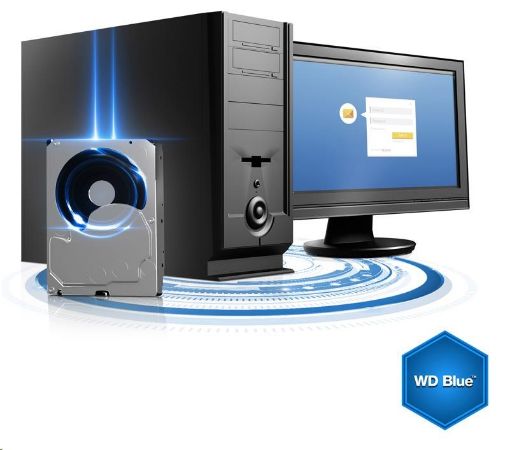 Obrázek WD BLUE WD10EARZ 1TB, SATA III 3.5", 64MB 5400RPM, 150MB/s, CMR
