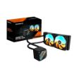 Obrázek GIGABYTE Vodní chladič GAMING 240, 2x120mm, ARGB, LGA1851, AM5, černá