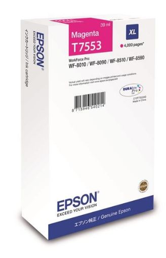 Obrázek EPSON Ink bar WF-8xxx Series Ink Cartridge XL Magenta - (7.000 str.) (39 ml)