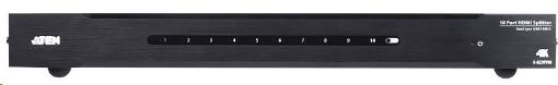 Obrázek ATEN 10 port HDMI video splitter, přenos na větší vzdálenosti do 15m Ultra HD 4kx2k
