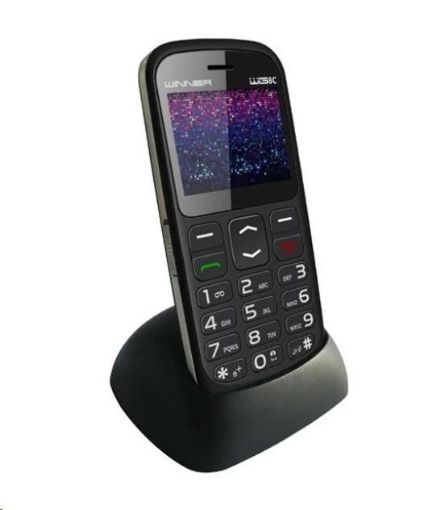 Obrázek WG - Mobilní telefon WG8 C, tlačítkový, černá