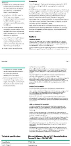 Obrázek HPE Windows Server 2025 Remote Desktop Service 50 Users CAL