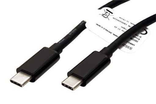 Obrázek USB 10Gbps (3.2 gen 2) kabel USB C(M) - USB C(M), PD 100W, 0,5m, černý