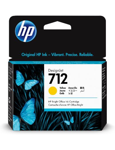 Obrázek HP 712 29-ml Yellow DesignJet Ink Cartridge