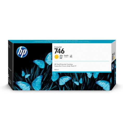 Obrázek HP 746 300-ml Yellow Ink Cartridge