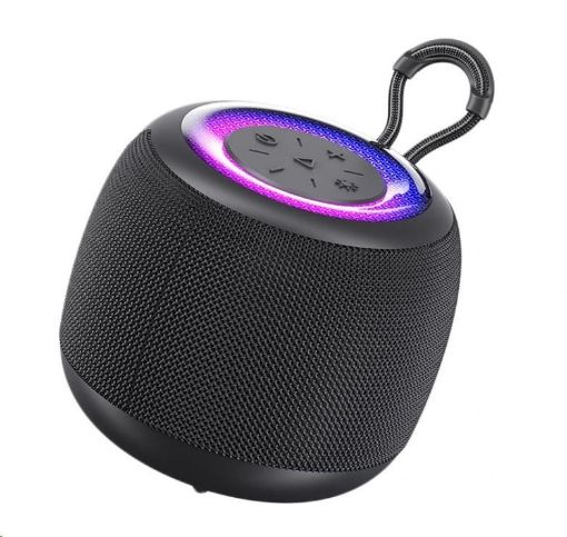 Obrázek WG - Bluetooth Speaker WG AuraBeats, 5W, TWS, LED, černá