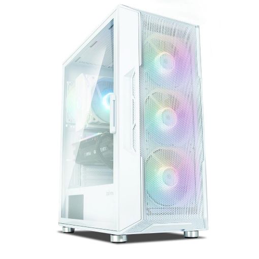 Obrázek ZALMAN case I3 NEO, Mid Tower, ATX, 2xUSB 3.0, 1xUSB 2.0, 4x 120mm RGB Fan, bílá