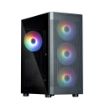 Obrázek ZALMAN case I4 TG, Mid Tower, ATX, 2xUSB 3.0, 1xUSB 2.0, 4x 120mm RGB Fan, černá