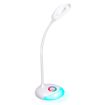 Obrázek Solight LED stolní lampička nabíjecí, 5W, RGB podsvícení, stmívatelná, USB napájení