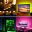 Obrázek Solight LED RGB pásek pro TV, 2x 50cm, USB, vypínač, dálkový ovladač