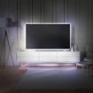 Obrázek Solight LED pásek pro TV, 100cm, USB, vypínač, studená bílá