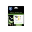 Obrázek HP 711 Yellow DJ Ink Cart, 29 ml, 3-pack, CZ136A