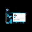 Obrázek HP 727 Cyan Ink Cart, 130 ml, B3P19A