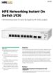 Obrázek HPE Networking Instant On Switch 8p Gigabit 2p SFP (fanless) 1930