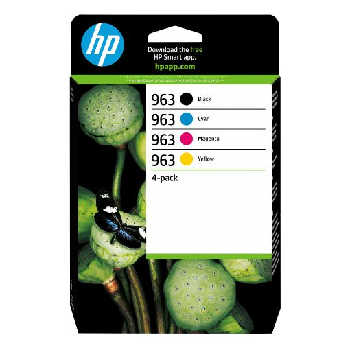 Obrázek HP 963 CMYK Original Ink Cartridge 4-Pack (700 / 700 / 700 / 1,000 pages)