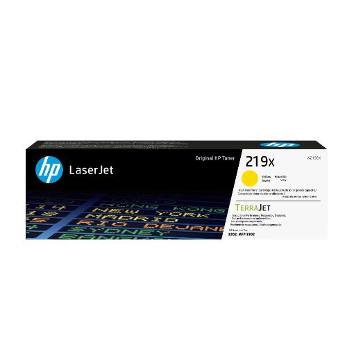 Obrázek HP 219X High Yield Yellow Original LaserJet Toner Cartridge (2,500 pages)
