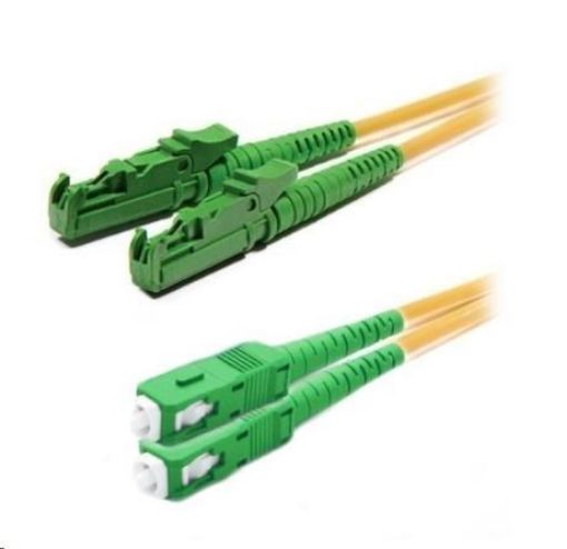 Obrázek XtendLan duplexní patch kabel SM 9/125, OS2, E2000(APC)-SC(APC), LS0H, 2m