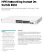 Obrázek HPE Networking Instant On Switch 24p Gigabit CL4 PoE 2p SFP 195W 1830 (JL813A)