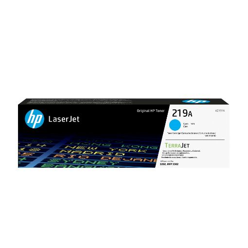 Obrázek HP 219A Cyan Original LaserJet Toner Cartridge (1,200 pages)