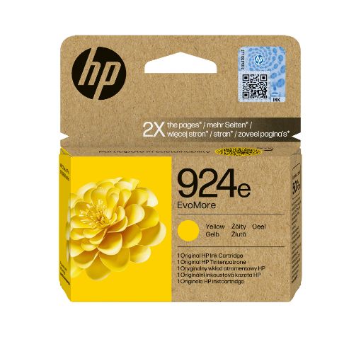 Obrázek HP 924e EvoMore Yellow Original Ink Cartridge (800 pages)
