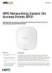 Obrázek HPE Networking Instant On AP21 (EU) Dual Radio 2x2 Wi-Fi 6 Access Point Bundle with EU PSU
