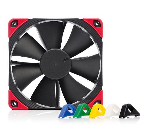 Obrázek NOCTUA Ventilátor NF-F12 PWMCH.BK.S, 120mm, černá