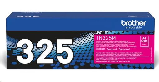 Obrázek BROTHER Toner TN-325M purpurová pro HL-4150CDN/HL4570CDW - cca 3500stran