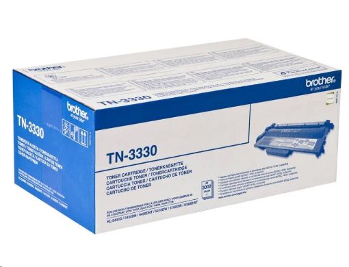 Obrázek BROTHER Toner TN-3330 pro HL5440D, HL5450DN, Hl5470DW, HL6180DW,MFC-8950DW   - 3000stran