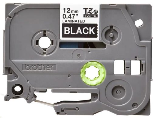 Obrázek BROTHER TZE335 - kazeta TZ šířky 12mm, laminovaná TZE-335, černá/bílé písmo