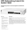 Obrázek HPE Networking Instant On Switch 8p Gigabit CL4 PoE 65W (fanless) 1830 (JL811A)