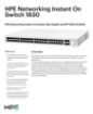 Obrázek HPE Networking Instant On Switch 48p Gigabit 4p SFP 1830 (JL814)