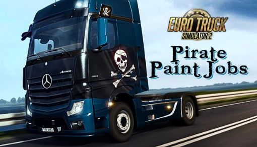 Obrázek Euro Truck Simulator 2 - Pirate Paint Jobs Pack (PC) klíč Steam
